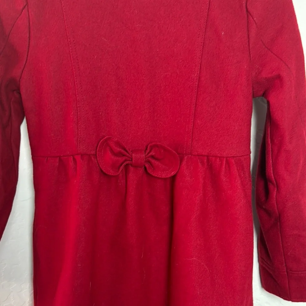 The Original Arizona girls red wool coat size 14
